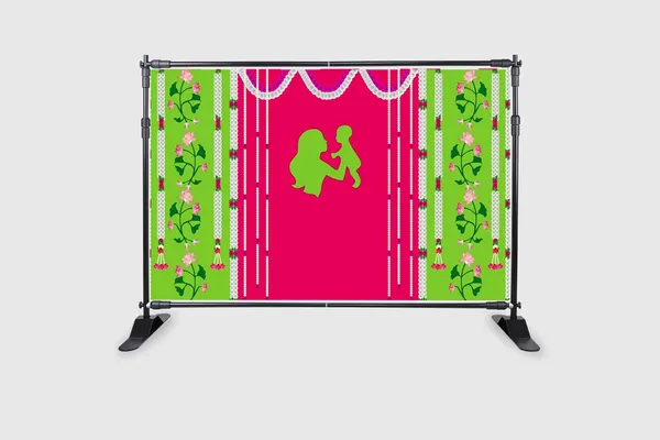 Multicolour_Polyester_Cradle_Ceremony_Baby_Naming_Backdrop_Cloth_For_Festival_/_Pooja_|_5*8