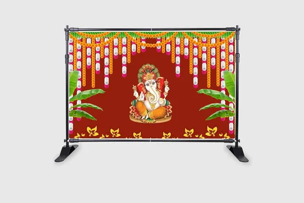 Multicolour_Polyester_Marigold_Flower_Banana_Leaf_Ganeshji_Backdrop_Cloth_For_Festival_/_Pooja_|_5*8