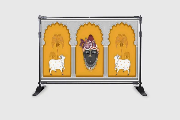 Multicolour_Polyester_God_Shreenathji_Cows_Backdrop_Pichwai_Cloth_For_Festival_/_Pooja_|_5*8
