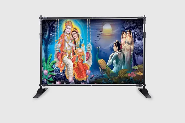 Multicolour_Polyester_Radha_Krishna_Jhula_Backdrop_Cloth_For_Festival_/_Pooja_|_5*8