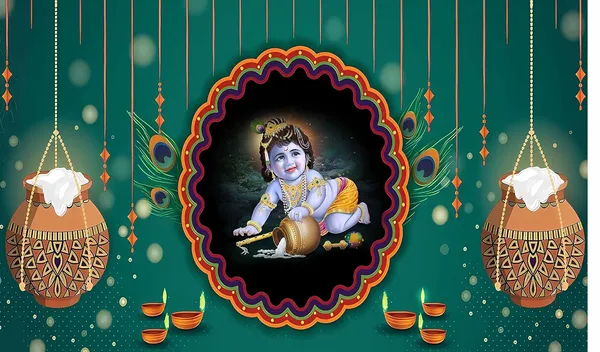Multicolour_Polyester_Bal_Krishna_Matuki_Backdrop_Janmashtami_Cloth_For_Festival_/_Pooja_|_5*8