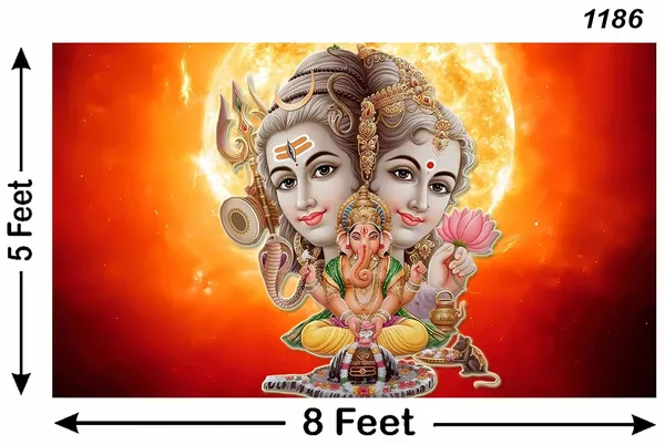 Multicolour_Polyester_Lord_Shiva_Maa_Parvati_Ganeshji_Shiv_Backdrop_Cloth_For_Festival_/_Pooja_|_5*8
