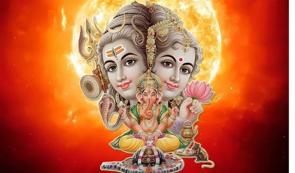 Multicolour_Polyester_Lord_Shiva_Maa_Parvati_Ganeshji_Shiv_Backdrop_Cloth_For_Festival_/_Pooja_|_5*8