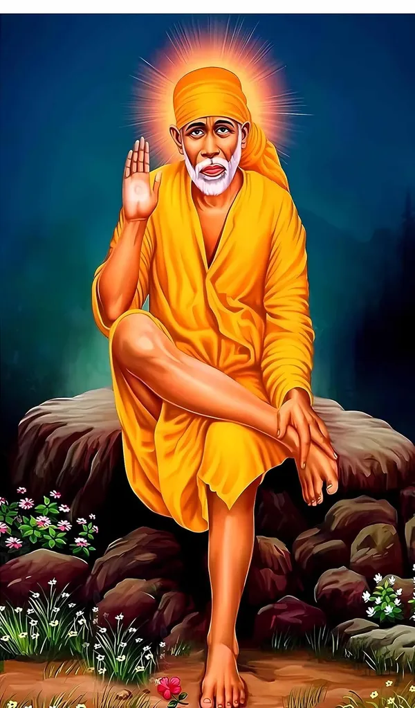 Multicolour_Polyester_Shree_Shirdi_Sai_Baba_Nath_Backdrop_Cloth_For_Festival_/_Pooja_|_8*5