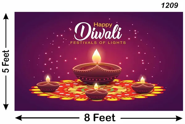 Multicolour_Polyester_Happy_Diwali_Festivals_Lights_Backdrop_Cloth_For_Festival_/_Pooja_|_5*8