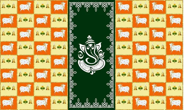 Multicolour_Polyester_Ganeshji_Cows_Backdrop_Cloth_For_Festival_/_Pooja_|_5*8