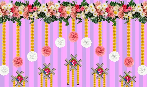 Multicolour_Polyester_Marigold_Flower_Hanging_Backdrop_Cloth_For_Festival_/_Pooja_|_5*8