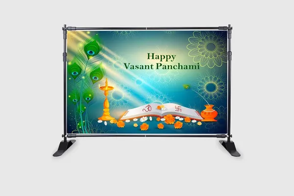 Multicolour_Polyester_Happy_Vasant_Panchmi_Backdrop_Cloth_For_Festival_/_Pooja_|_5*8