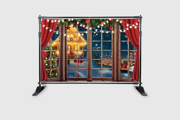 Multicolour_Polyester_Window_Snowy_Light_Christmas_Tree_Cartoon_Backdrop_Cloth_For_Festival_/_Pooja_|_5*8