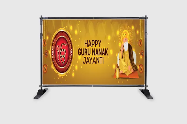 Multicolour_Polyester_Happy_Guru_Nanak_Jayanti_Backdrop_Cloth_For_Festival_/_Pooja_|_5*8