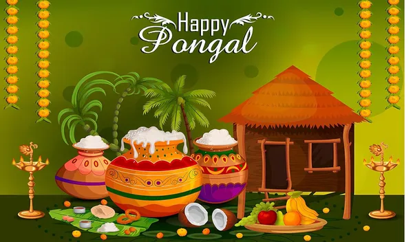 Multicolour_Polyester_Happy_Pongal_Backdrop_Cloth_For_Festival_/_Pooja_|_5*8