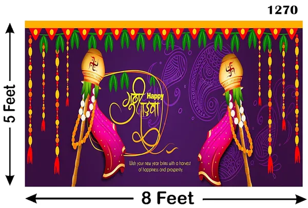 Multicolour_Polyester_Happy_Gudi_Padwa_Celebration_Lunar_New_Backdrop_Cloth_For_Festival_/_Pooja_|_5*8