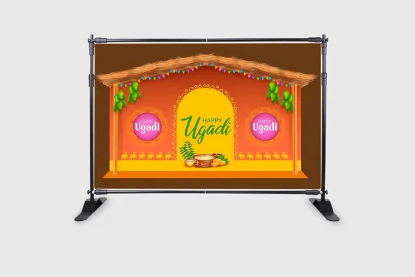 Multicolour_Polyester_Happy_Ugadi_The_New_Year_Day_Backdrop_Cloth_For_Festival_/_Pooja_|_5*8