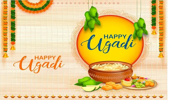 Multicolour_Polyester_Happy_Ugadi_The_New_Year_Day_Backdrop_Cloth_For_Festival_/_Pooja_|_5*8
