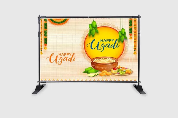 Multicolour_Polyester_Happy_Ugadi_The_New_Year_Day_Backdrop_Cloth_For_Festival_/_Pooja_|_5*8