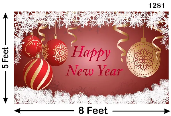 Multicolour_Polyester_Happy_New_Year_Backdrop_Cloth_For_Festival_/_Pooja_|_5*8