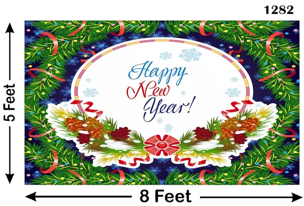 Multicolour_Polyester_Happy_New_Year_Backdrop_Cloth_For_Festival_/_Pooja_|_5*8