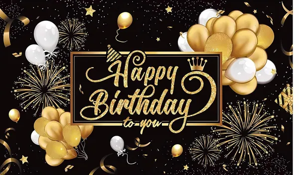 Multicolour_Polyester_Happy_Birthday_Banner_Sign_Poster_Glitter_Backdrop_Cloth_For_Festival_/_Pooja_|_5*8