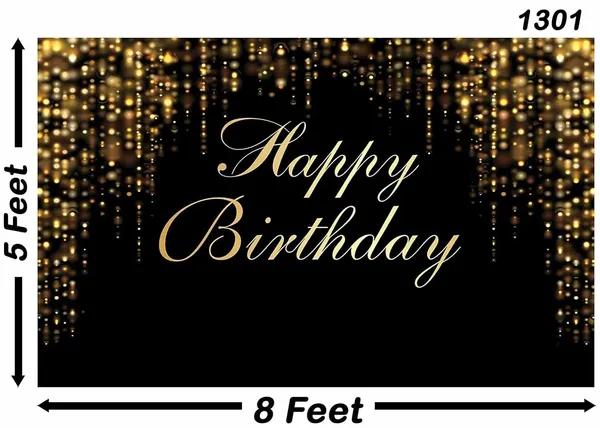 Golden_&_Gold_Black_Polyester_Happy_Birthday_Party_Backdrop_Cloth_For_Festival_/_Pooja_|_5*8