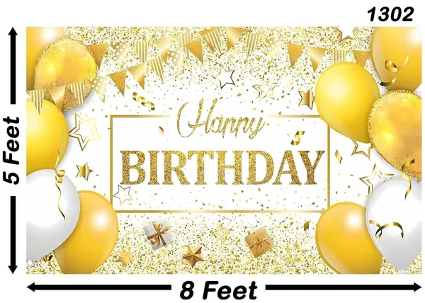 Multicolour_Polyester_Happy_Birthday_Banner_Sign_Poster_Large_Backdrop_Cloth_For_Festival_/_Pooja_|_5*8