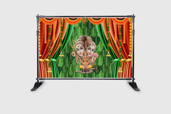 Multicolour_Polyester_Lord_Shiv_Parivar_Backdrop_Cloth_For_Festival_/_Pooja_|_5*8
