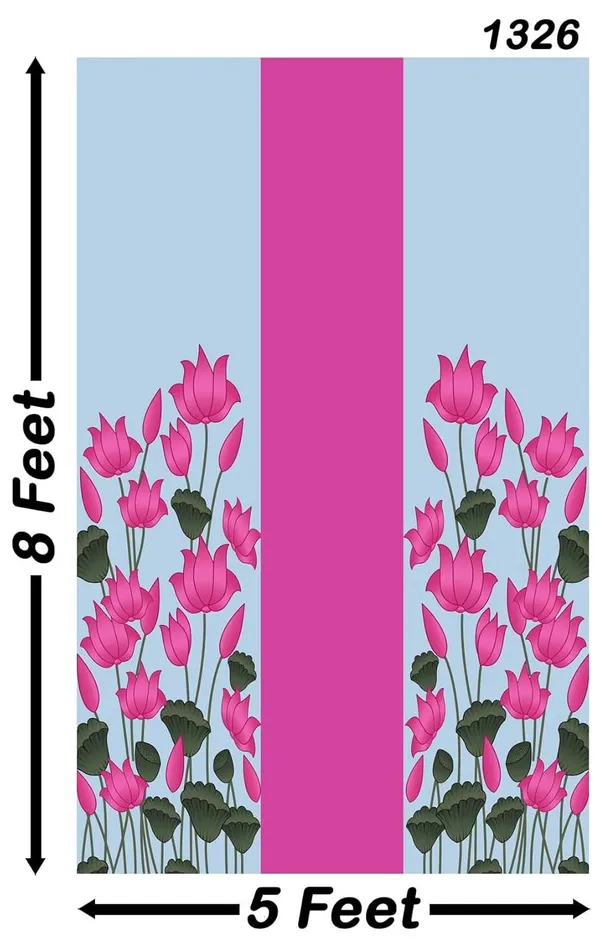 Multicolour_Polyester_Colourful_Flower_Photography_Backdrops_Nature_Backdrop_Cloth_For_Festival_/_Pooja_|_8*5