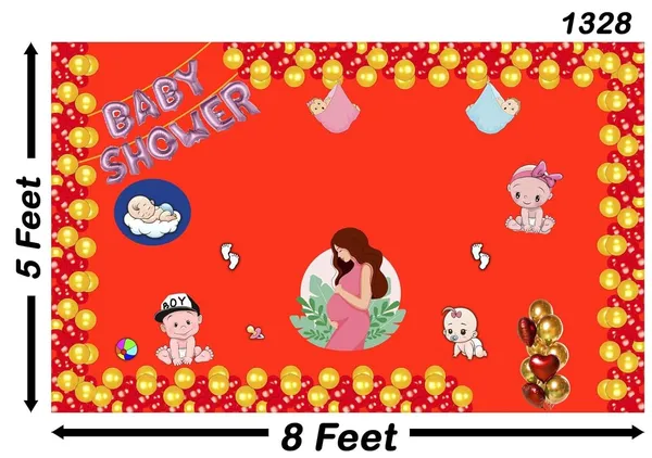 Multicolour_Polyester_Baby_Shower_Backdrop_Godh_Cloth_For_Festival_/_Pooja_|_5*8