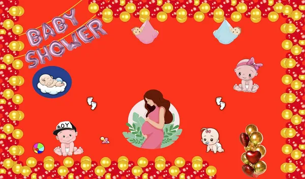 Multicolour_Polyester_Baby_Shower_Backdrop_Godh_Cloth_For_Festival_/_Pooja_|_5*8