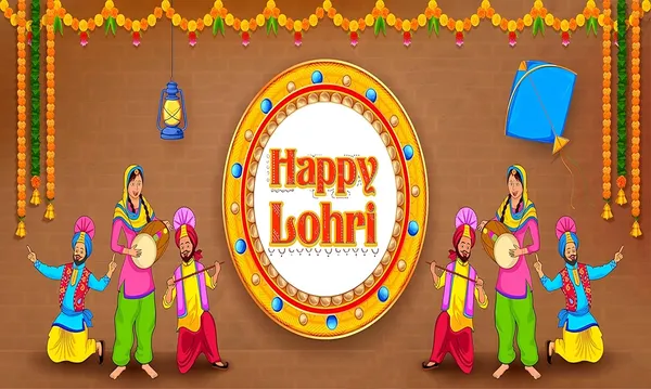 Multicolour_Polyester_Happy_Lohri_Backdrop_Cloth_For_Festival_/_Pooja_|_5*8