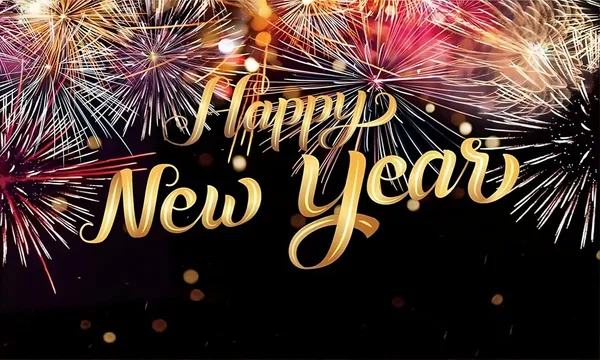 Gold_Polyester_Happy_New_Year_Backdrop_Fireworks_Cloth_For_Festival_/_Pooja_|_5*8