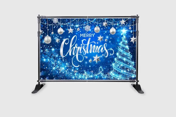 Blue_Polyester_Merry_Christmas_Backdrop_Glitter_Bokeh_Cloth_For_Festival_/_Pooja_|_5*8