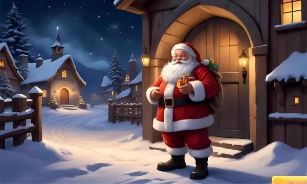 White_Polyester_Christmas_Santa_Claus_Backdrop_Snowflake_Cloth_For_Festival_/_Pooja_|_5*8