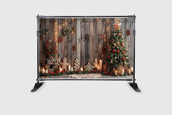 Multicolour_Polyester_Christmas_Backdrop_Tree_Gifts_Lights_Cloth_For_Festival_/_Pooja_|_5*8