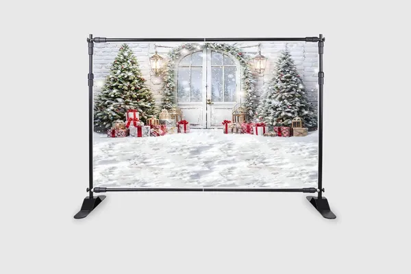 White_Polyester_Christmas_Backdrops_Pictures_Trees_Backdrop_Cloth_For_Festival_/_Pooja_|_5*8