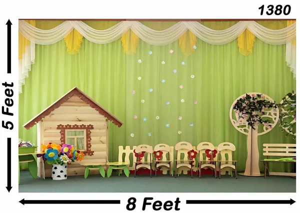 Multicolour_Polyester_Decorated_Room_Backdrop_Cloth_For_Festival_/_Pooja_|_5*8