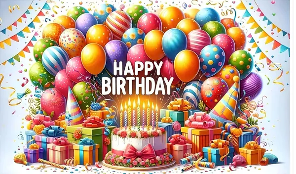 Multicolour_Polyester_Balloon_Cake_Themed_Happy_Birthday_Backdrop_Cloth_For_Festival_/_Pooja_|_5*8