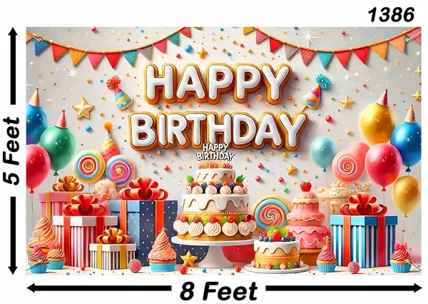Multicolour_Polyester_Balloon_Cake_Themed_Happy_Birthday_Backdrop_Cloth_For_Festival_/_Pooja_|_5*8