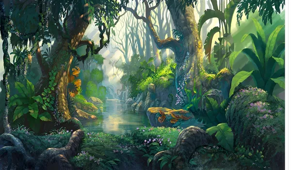 Multicolour_Polyester_Fairy_Tales_Backdrop_Photography_Fantasy_Fairyland_Cloth_For_Festival_/_Pooja_|_5*8