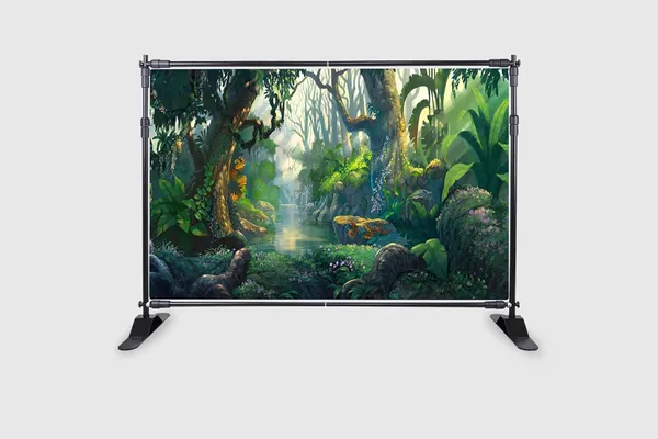 Multicolour_Polyester_Fairy_Tales_Backdrop_Photography_Fantasy_Fairyland_Cloth_For_Festival_/_Pooja_|_5*8