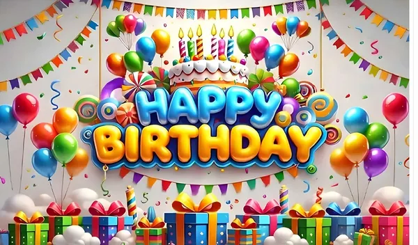 Multicolour_Polyester_Balloon_Cake_Gift_Themed_Happy_Birthday_Backdrop_Cloth_For_Festival_/_Pooja_|_5*8