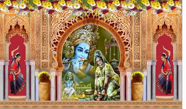Multicolour_Polyester_Backdrop_Cloth_For_Festival_/_Pooja_|_5*8