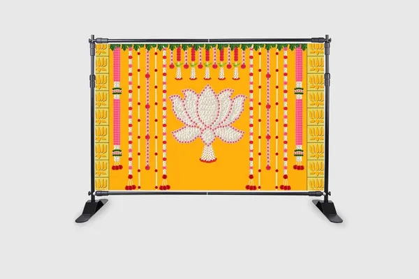 Multicolour_Polyester_Hanging_Flower_Lotus_Backdrop_Cloth_For_Festival_/_Pooja_|_5*8