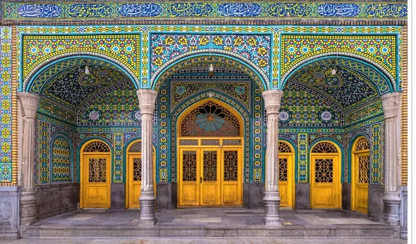 Multicolour_Polyester_Ancient_Arch_Door_Backdrop_Stone_Pillar_Cloth_For_Festival_/_Pooja_|_5*8