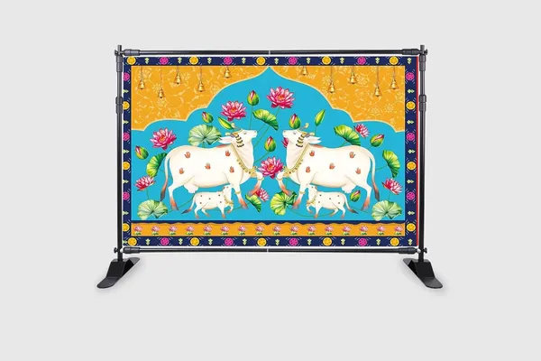 Multicolour_Polyester_Lotus_Cow_Pichwai_Backdrop_Diwali_Cloth_For_Festival_/_Pooja_|_5*8