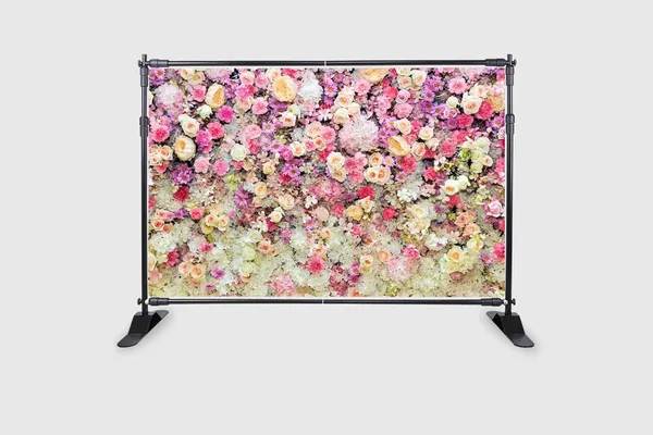 Multicolour_Polyester_Floral_Backdrop_Spring_Roses_Flowers_Wall_Cloth_For_Festival_/_Pooja_|_5*8