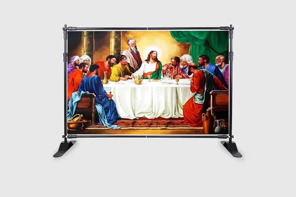 Multicolour_Polyester_Jesus_Christ_Backdrop_Passover_Eve_Last_Cloth_For_Festival_/_Pooja_|_5*8