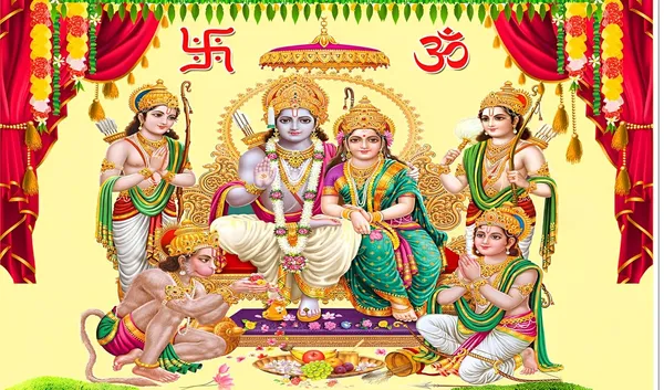 Multicolour_Polyester_Lord_Shree_Ram_Darbar_Backdrop_5Feet_Cloth_For_Festival_/_Pooja_|_5*8