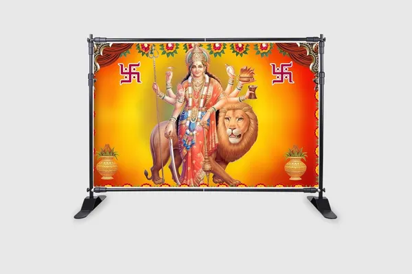 Multicolour_Polyester_Godess_Maa_Durga_Sherawali_Mata_Backdrop_Cloth_For_Festival_/_Pooja_|_5*8