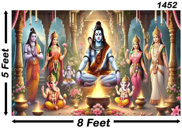 Multicolour_Polyester_Lord_Shiva_Backdrop_5Feet_8Feet_Cloth_For_Festival_/_Pooja_|_5*8