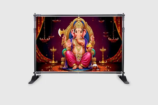 Multicolour_Polyester_Ganeshji_Especially_Ganesha_Backdrop_Cloth_For_Festival_/_Pooja_|_5*8